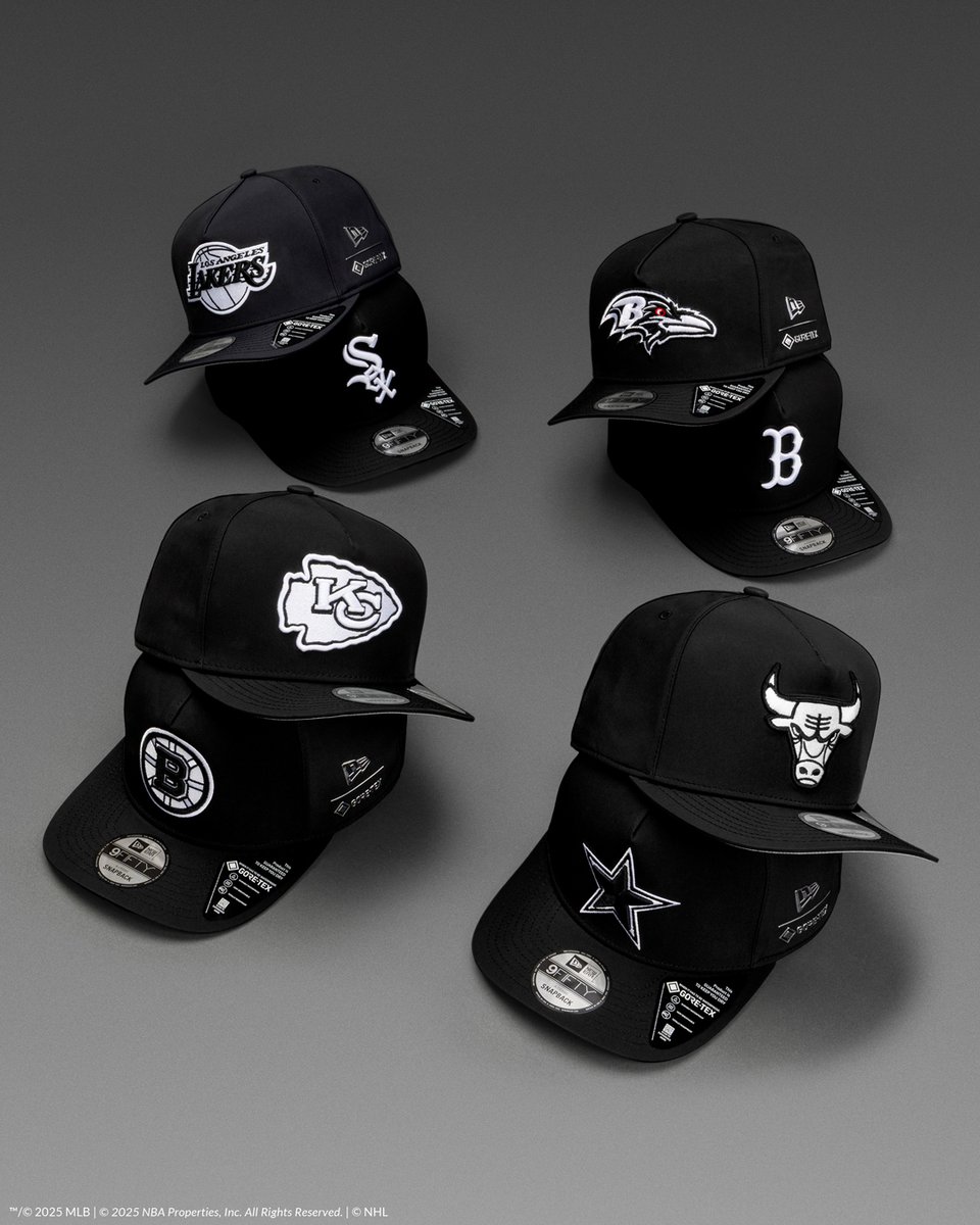 NewEraCap's tweet image. Waterproof. Breathable. Lightweight. Shop GORETEX styles from select teams now at New Era Cap. newer.ac/GORETEX