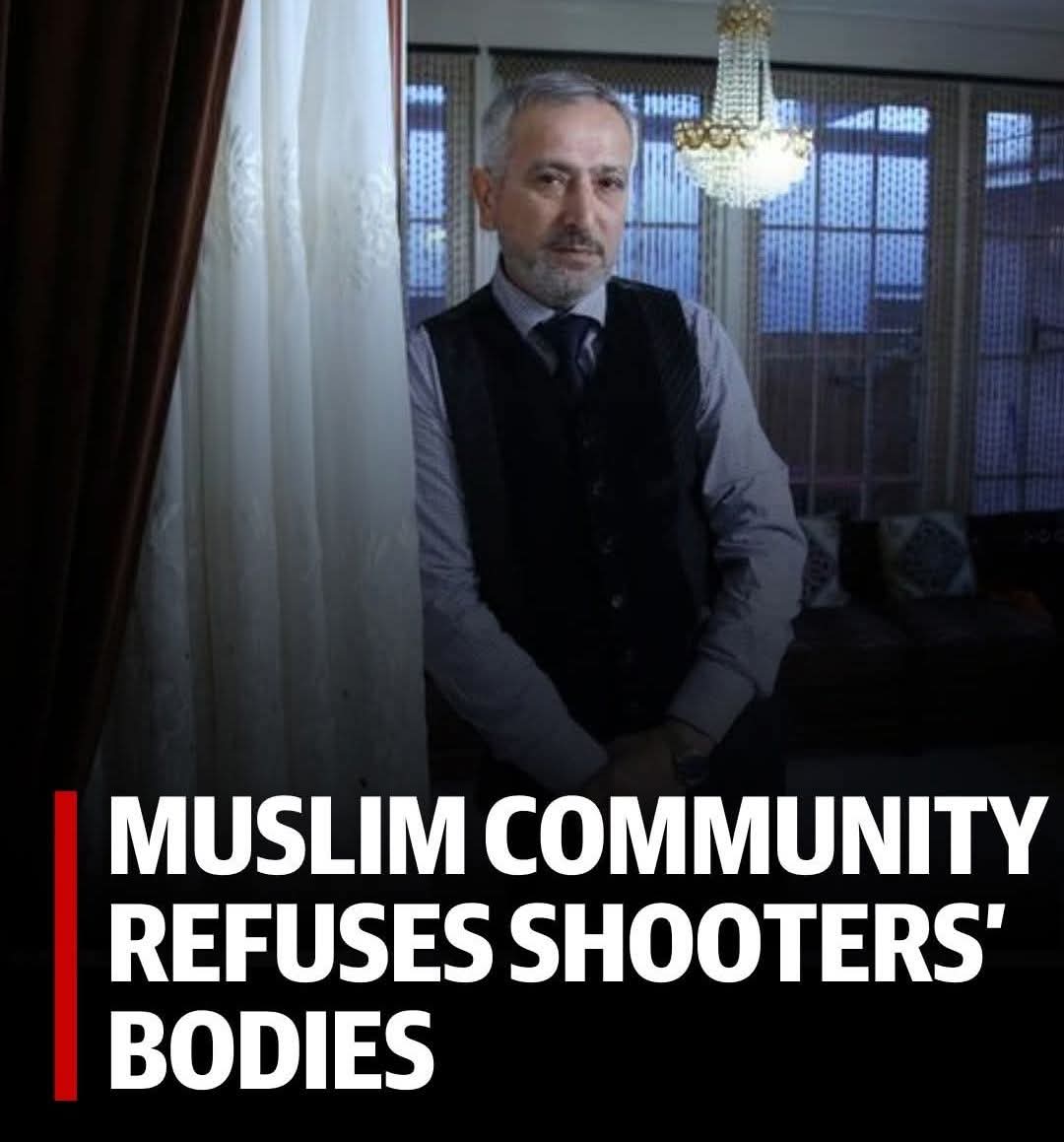 Perfect decision by Sydney Muslim leaders  to say they will refuse to perform funeral rites or receive the bodies of the Bondi shooters.
👏🏾👏🏾👏🏾

This is a strong, principled stance. In Islam, martyrdom cannot come through murder, and funeral rites signify good standing as a