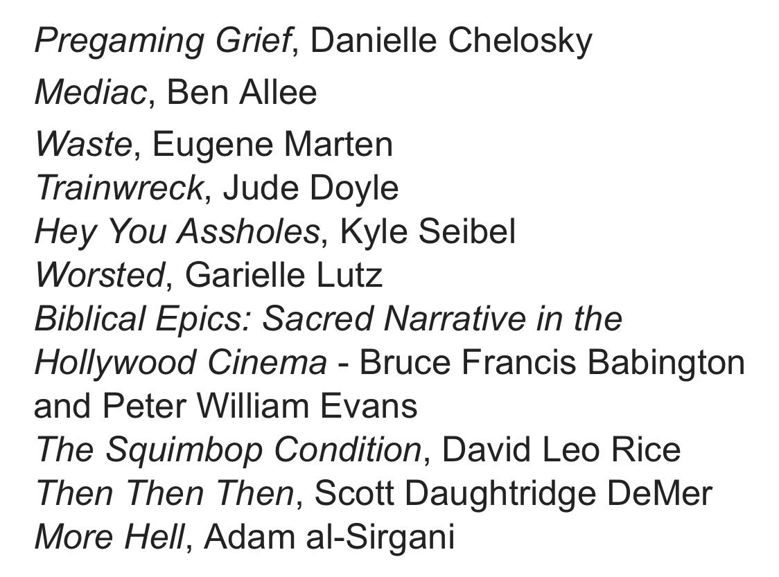 A Good Man, and Thorough tweet media