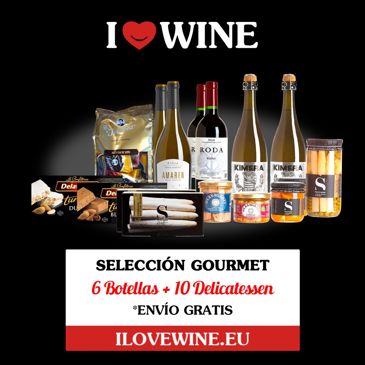 .📣 Tremenda #Selección #Gourmet para terminar la semana a lo grande 🔥🔥🔥❗❗❗ ☛ ilovewine.eu/es/gourmet/326…

Una buena forma de descubrir vinos y alimentos gourmet. 

#EnvíoGratis #ILOVEWINE #winelovers