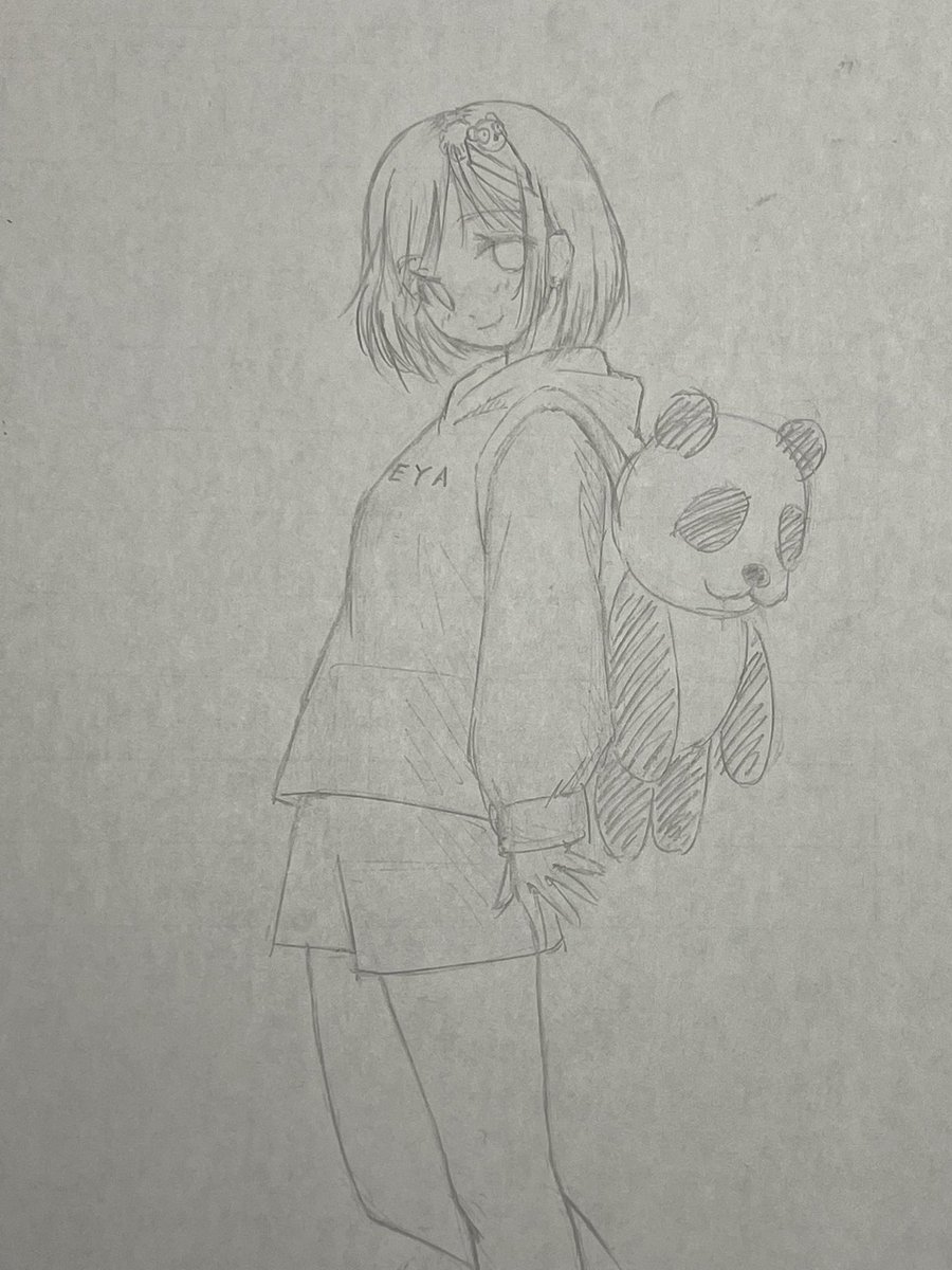 shunsky1's tweet photo. 梅屋ちゃんFAラフwip https://t.co/UmtqME8soG