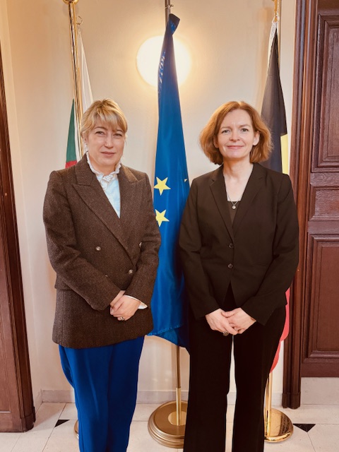 NZ Ambassador-designate to Bulgaria Jen Troup had a warm and productive introductory meeting with Bulgaria’s Ambassador-designate to Belgium H.E. Natalia Uzunova.
We look forward to strengthening bilateral ties and continuing collaboration on shared priorities between 🇳🇿 &amp; 🇧🇬