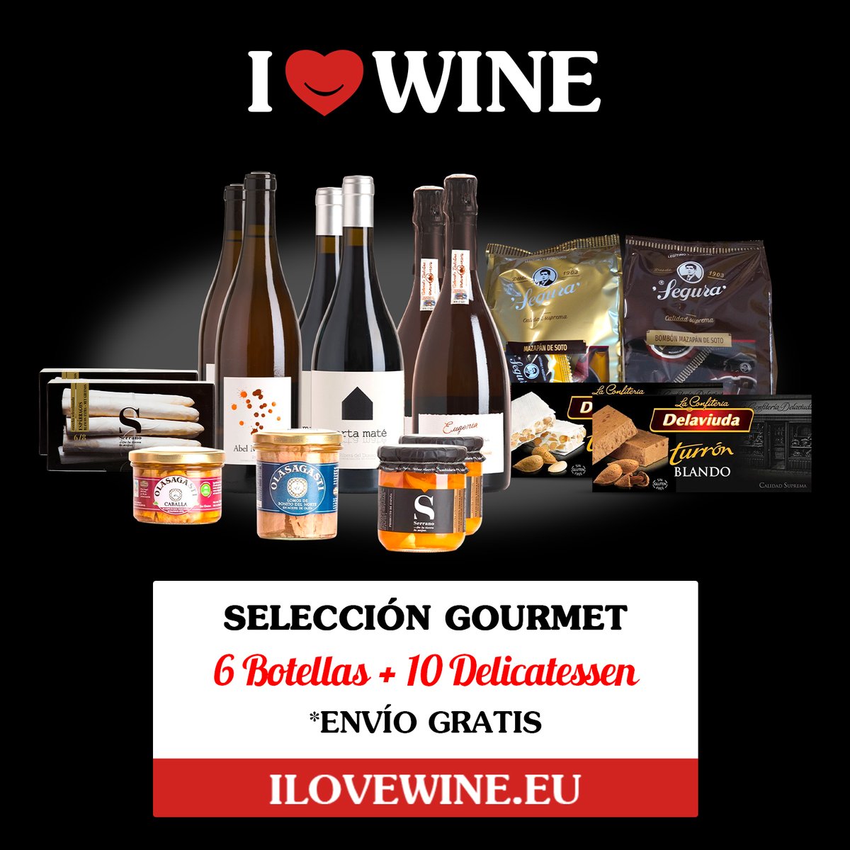 .📣 Tremenda #Selección #Gourmet para este glorioso jueves 🔥🔥🔥❗❗❗ ☛ ilovewine.eu/es/gourmet/327…

Una buena forma de descubrir vinos y alimentos gourmet. 

#EnvíoGratis #ILOVEWINE #winelovers