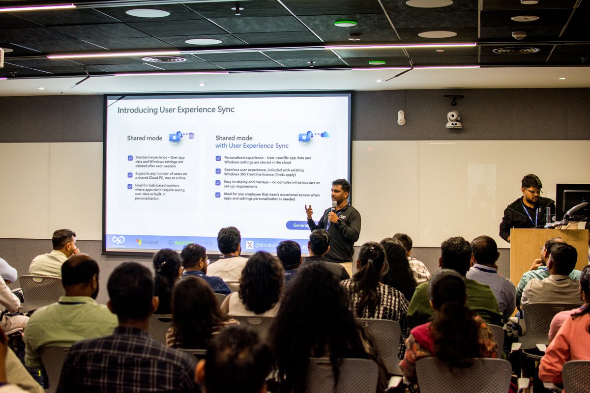vaishnavk93's tweet photo. 🎉 HTMD Community Conferance - Moments to Recap &amp; Thank you!🎉

What a fantastic day it was on 6th December 2025 at the Microsoft Campus, Bengaluru! The @htmdcommunity  Community Conference 2025 was packed with energy, learning, and unforgettable memories. 🤩

#HTMDConf2025 #HTMD https://t.co/BPpnjiqWLM