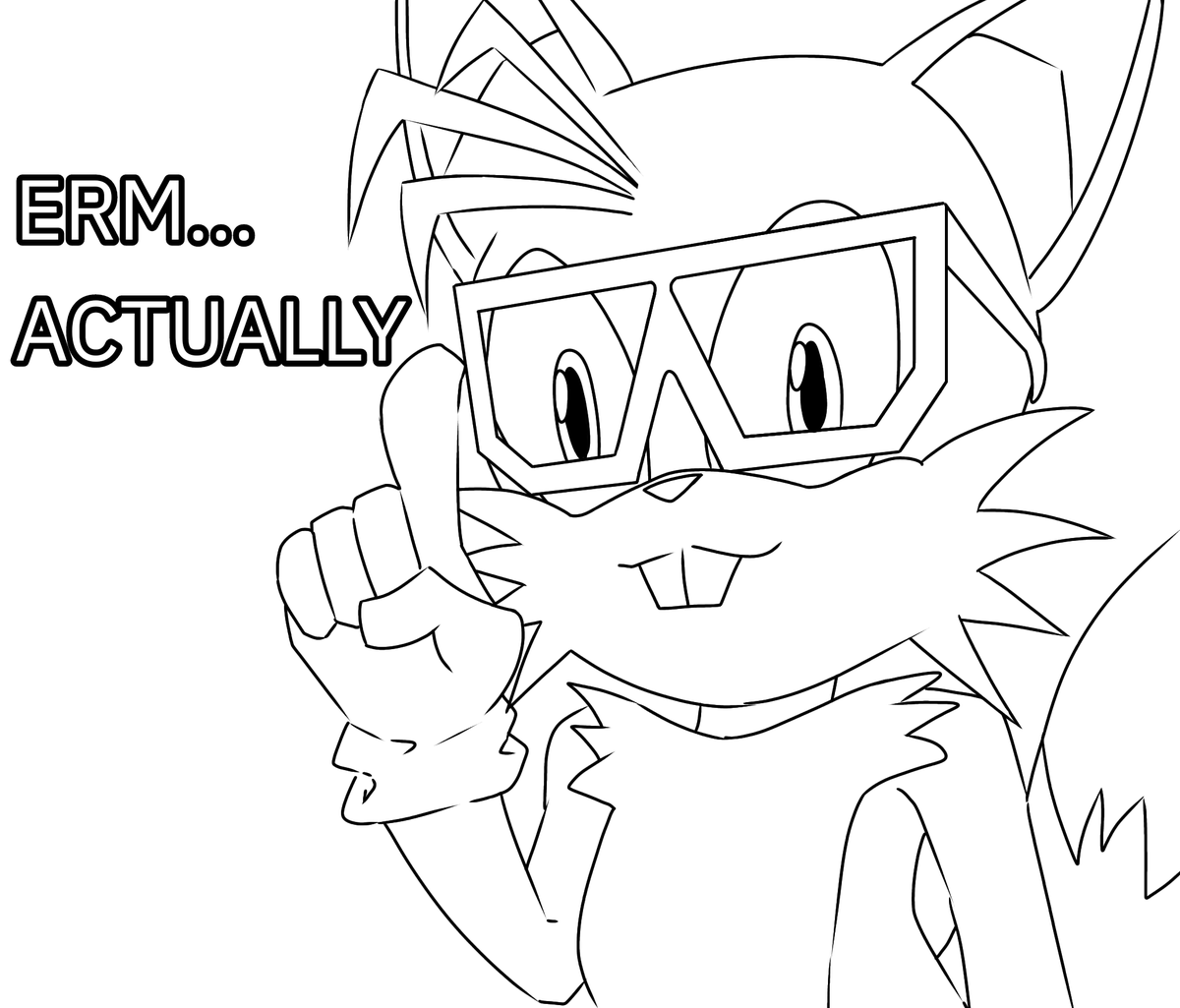 A funny meme but with Tails.