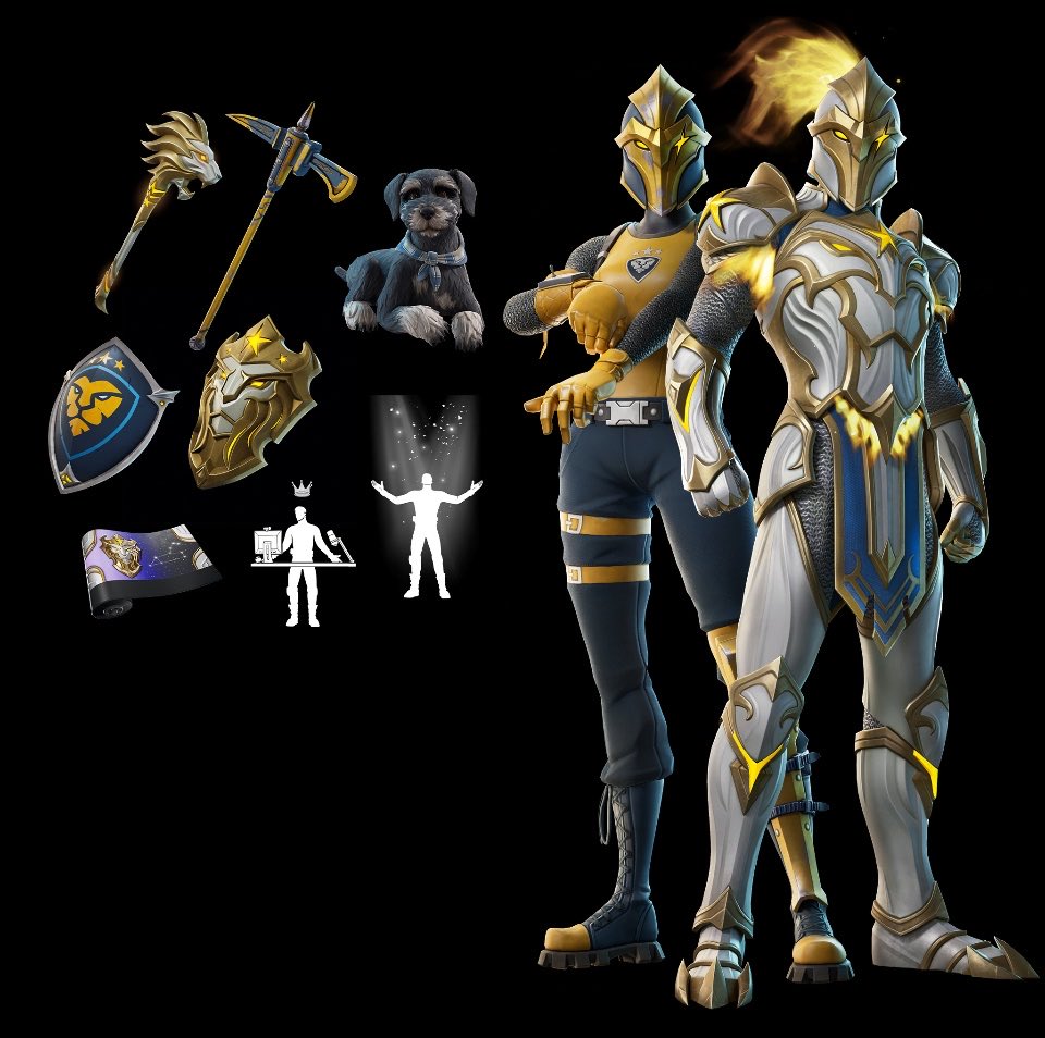 CouRage Bundle - December 17

- 2 Outfits 
- 2 Backbling
- 2 Pickaxe
- 2 Emotes
- 1 Wrap
- 1 Sidekick