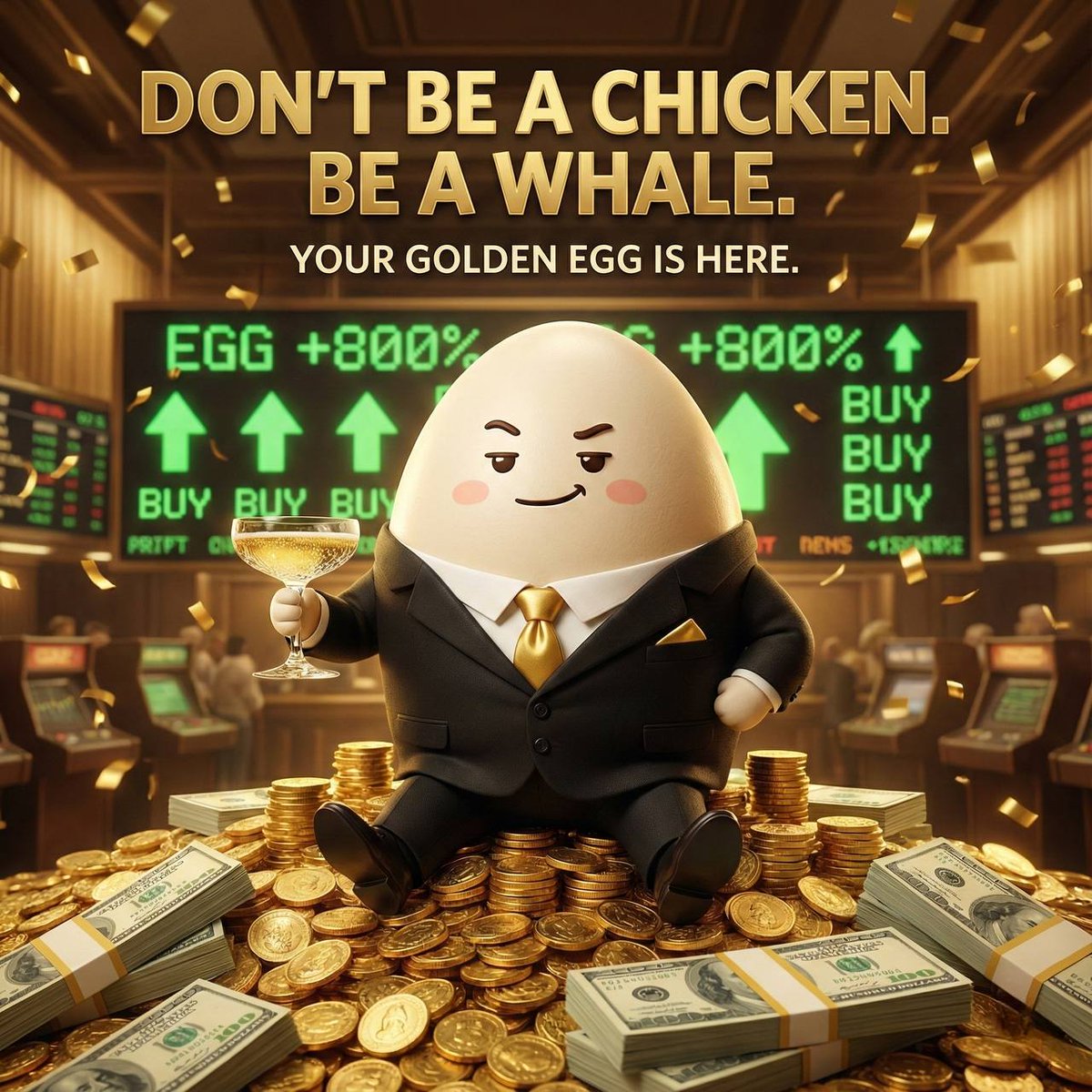 Just $EGG doing its thing.