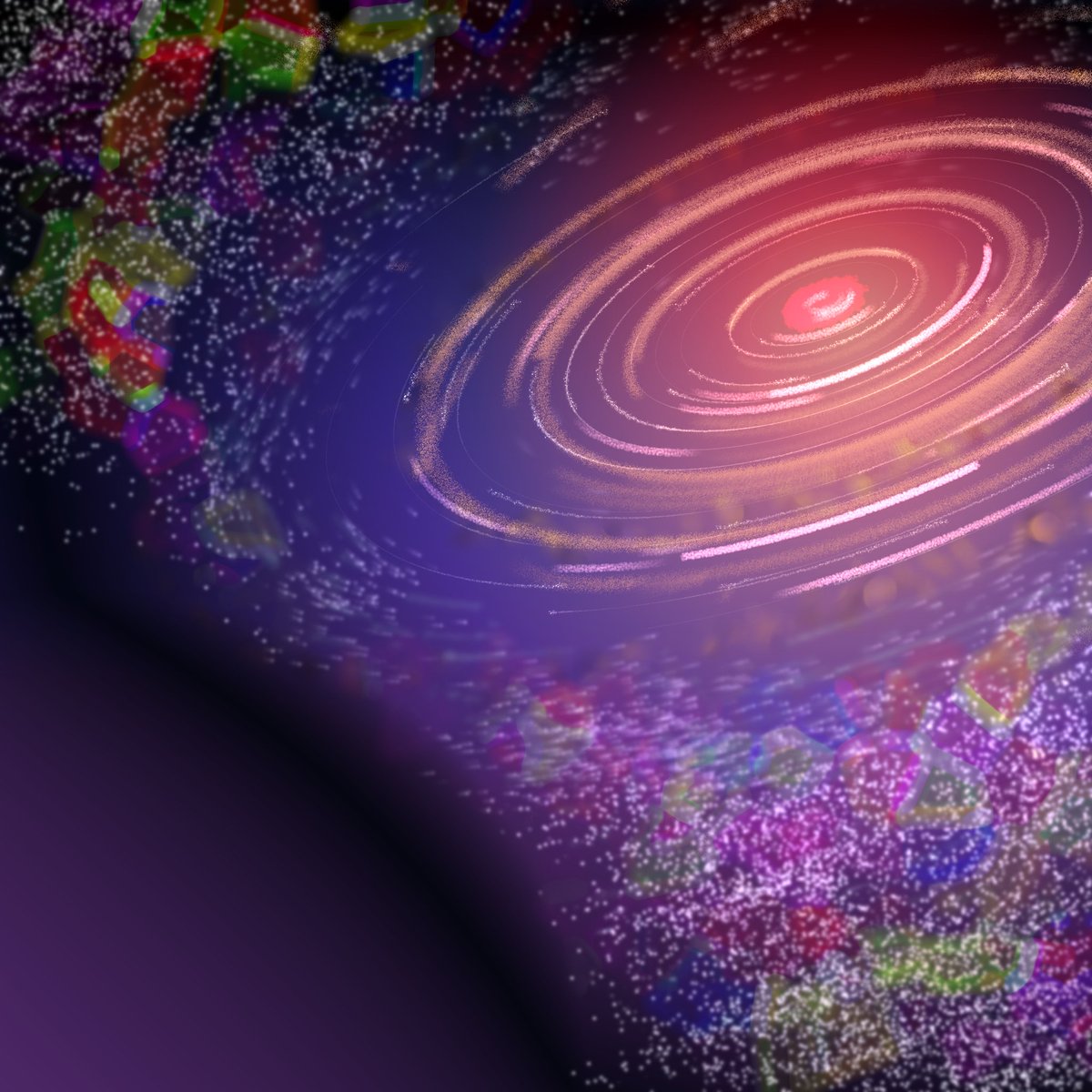 A strange pivot point within space.