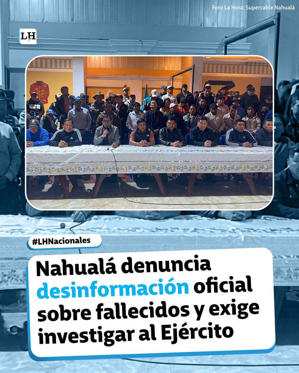 #SiNoLoViste | La Alcaldía de Nahualá rechaza las medidas presidenciales y denuncia desinformación sobre cifras de fallecidos en el municipio. Los detalles aquí 👇

bit.ly/48VuQlQ