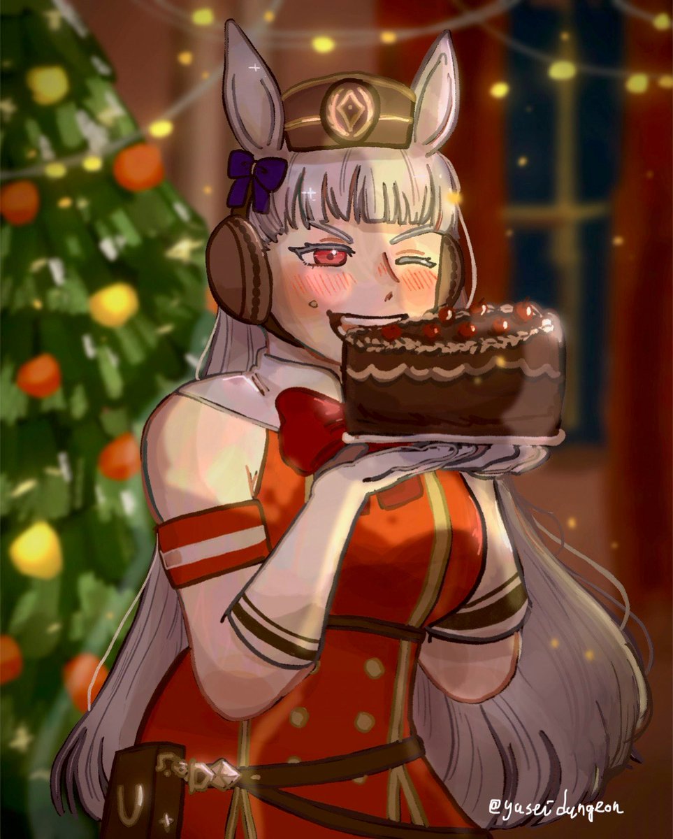 Thanks for commission🌻hello gold ship
Take a big bite 😋
#ウマ娘 #umamusme