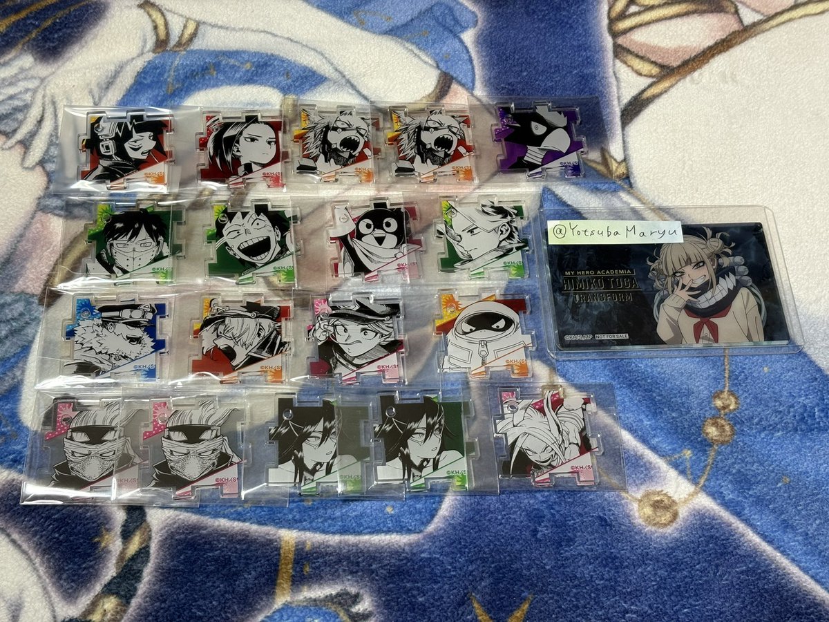 ホークス 15点セット 原画展 アクスタ 合金チャーム 箔押し マグネット