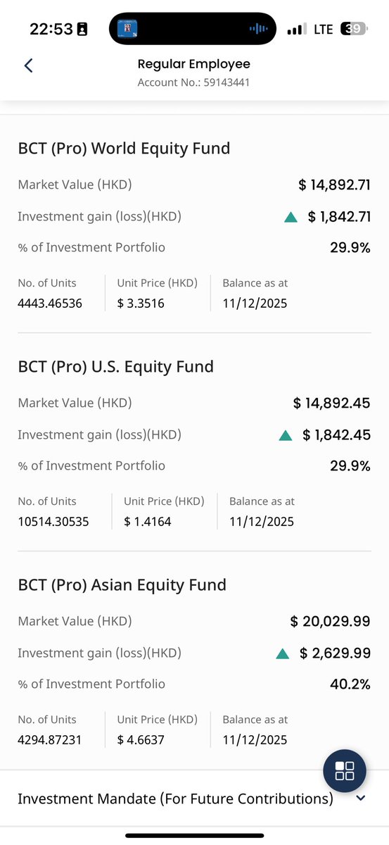 MPF does better than my own portfolio😂😂