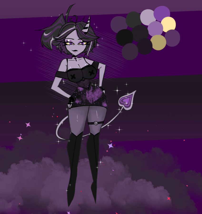 kaexart's tweet photo. purple succubus oc >:3 #HelluvaBoss #HelluvaBossFanart #HazbinHotel #ocart https://t.co/2L7rLjUpI2