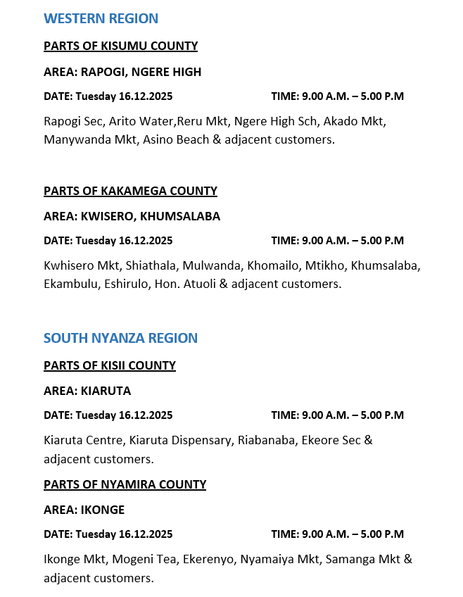 Kenya Power tweet media