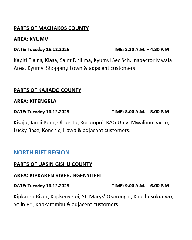 Kenya Power tweet media