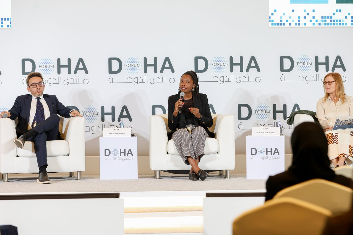 🟥I participated in a panel discussion on the future of governance worldwide, and I emphasized that democracy should not be based on the accumulation of power. Instead, it should be founded on the advancement of human potential and the improvement of the human condition,