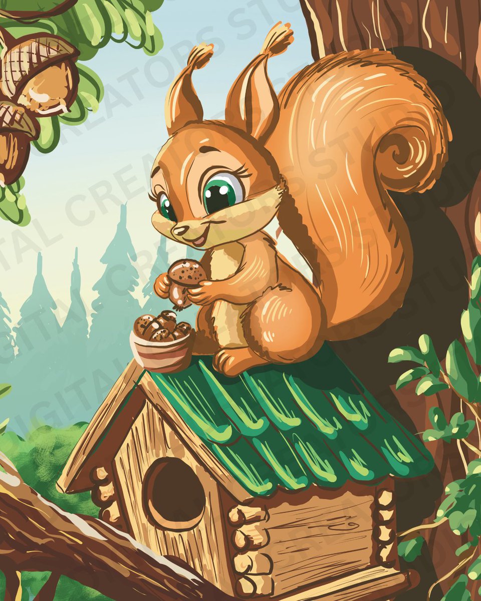 DCreatorsStudio's tweet photo. Ilustracije za kalendar koji će se nalaziti po osnovnim školama cele 2026 godine 🎨🗓️

Svaka ilustracija oslikava jednu životinju koja je opisana pesmom od strane pesnika Dragomira Đorđevića, a ceo koncept je osmislio Jovan Đorđević, direktor izdavačke kuće "Šareni Svet". https://t.co/oWIafIpYHn