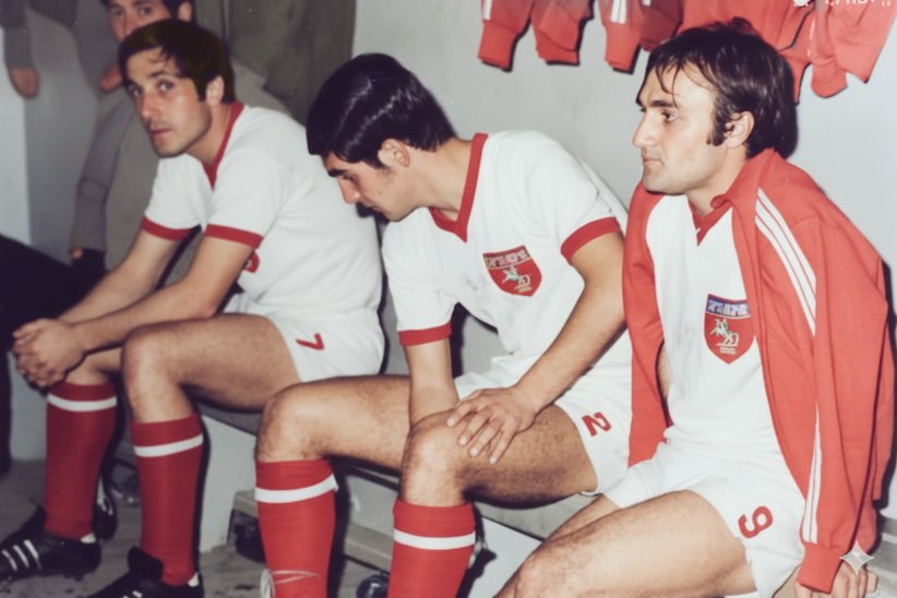 Samsunspor soyunma odasından enstantane; Sami Tali, Barbaros Yardım, Abidin Akmanol.
1969 #Samsunspor