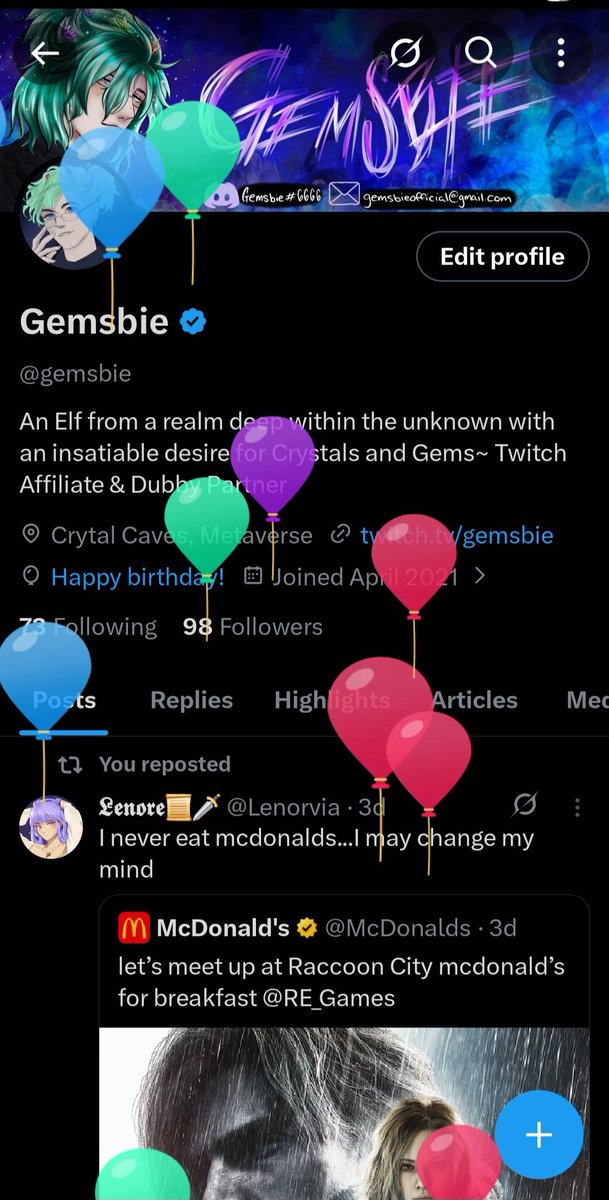 gemsbie's tweet photo. Another year around the sun https://t.co/YTugCr26J2