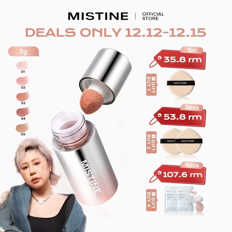 ayuna8586's tweet photo. Check out nicole X MISTINE Thai Milk Curry Blush Expanded Color Contouring Shrink Brightening Fluid Blush 7g for RM39.48 - RM39.80. Get it on Shopee now! https://t.co/1y66piXjjW https://t.co/90Fok6hLZV