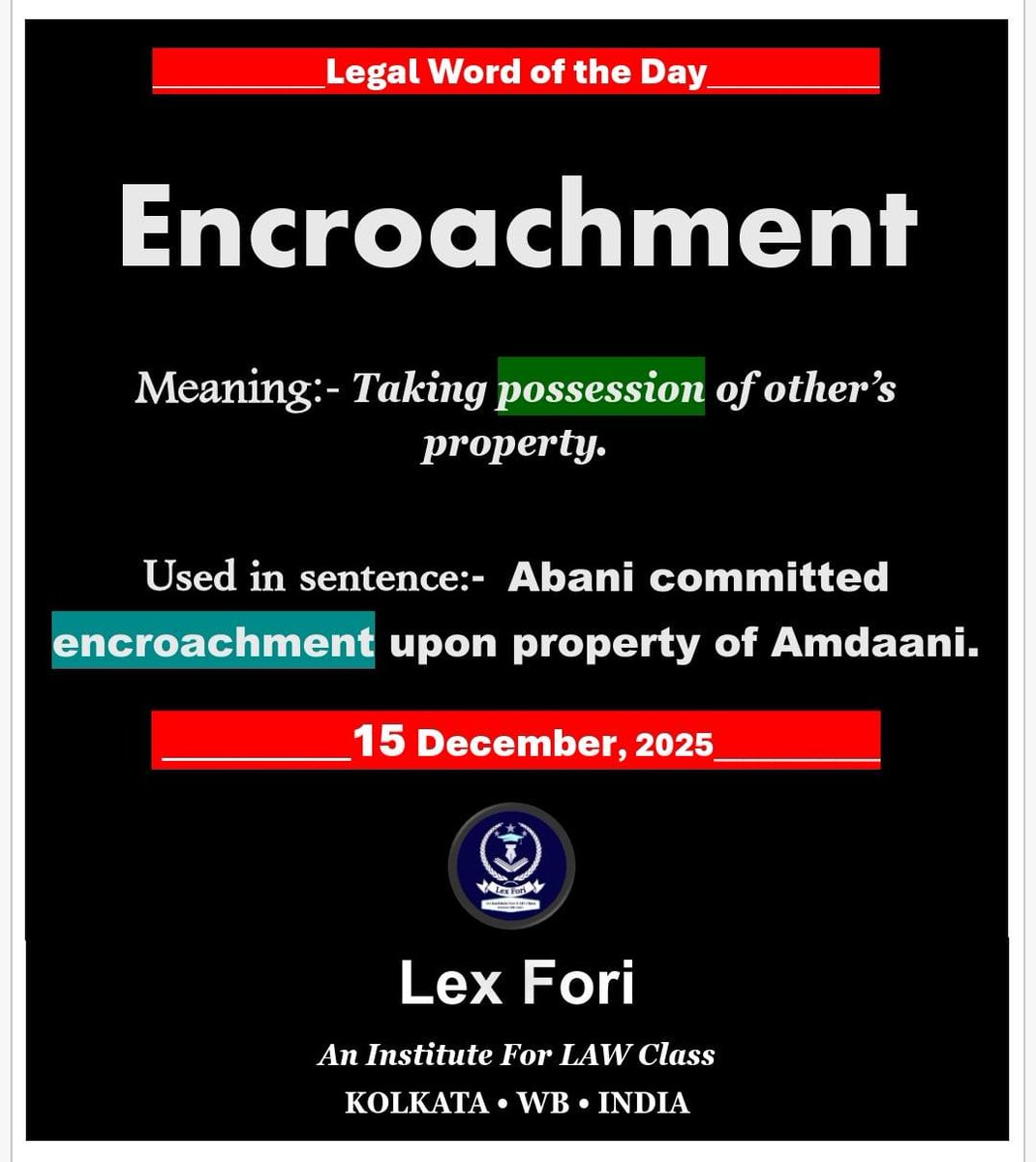 LexFori24's tweet photo. #LegalWordoftheDay https://t.co/gqh2SxTRmB