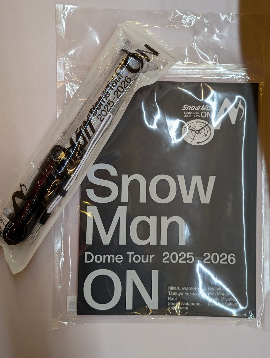 💖新入荷情報💖 Snow Man Dome Tour 2025-2026 ON ペンライトと