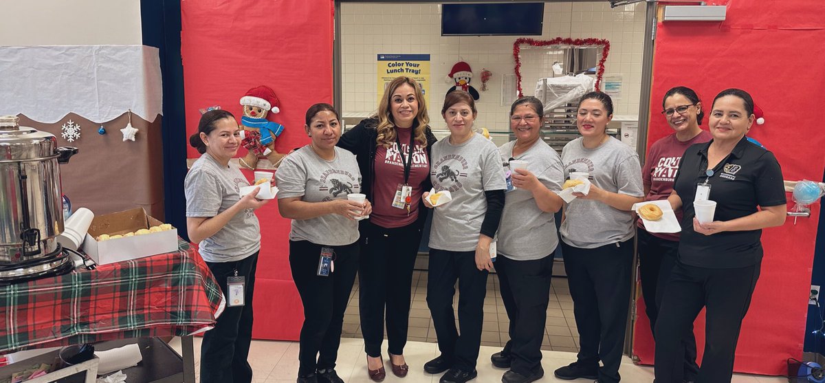 🎉☕️🍩 On the 6th day of Christmas, our Admin gave us coffee &amp; donuts! Yum!  ❤️🥳👏🏽 <a href="/IrvingISD/">Irving ISD</a>