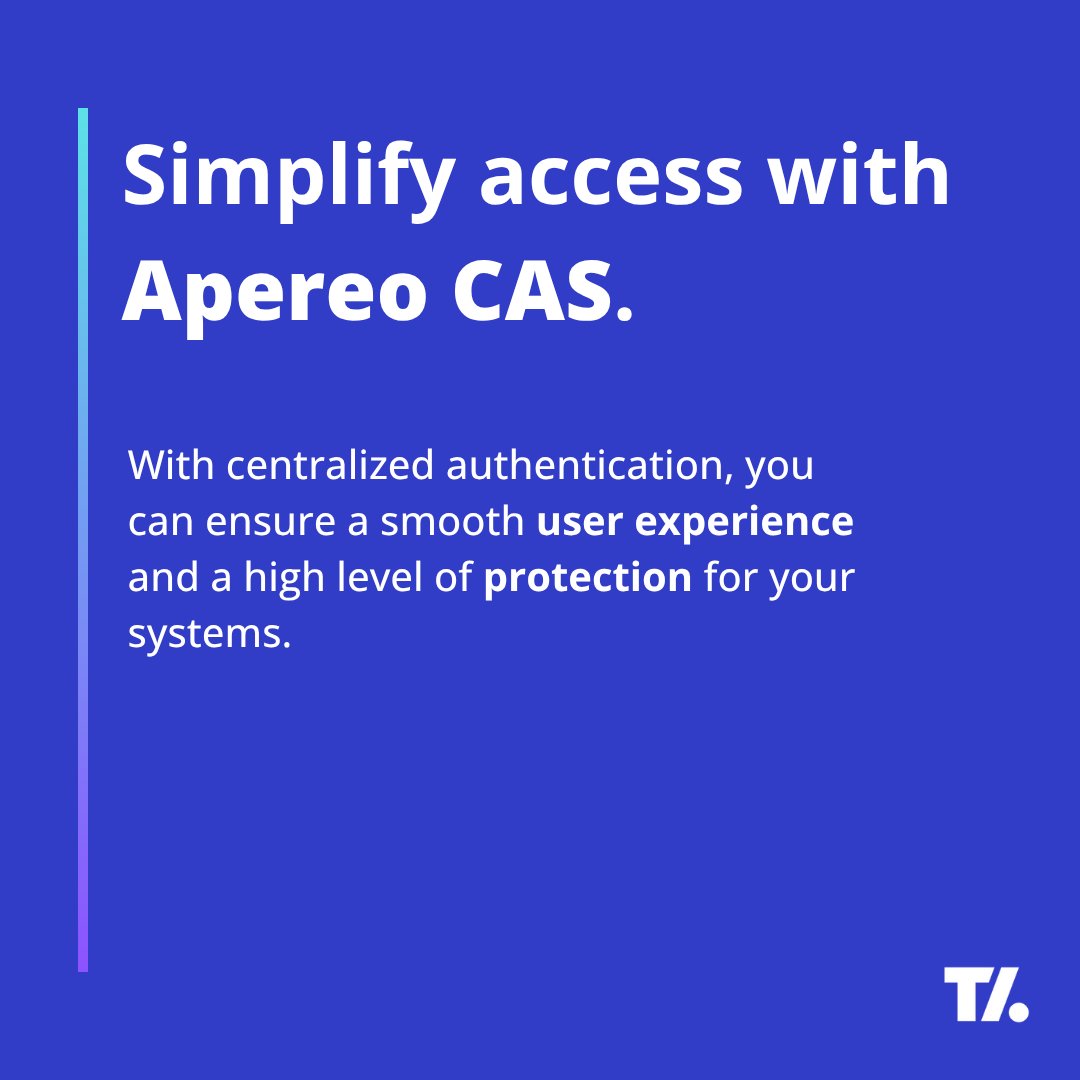 🧩 Apereo CAS is the ideal solution for companies and institutions that want to optimize access management. SSO, advanced security and integration with modern standards in a single platform.

🤝🏻 Find out more, contact us:
tirasa.net/contatti

#IAM #OpenSource #Cybersecurity