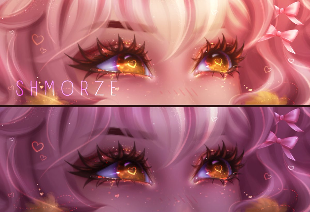 Tried something a lil different with this eye banner but I like how it came out ^^ ٠࣪⭑₊˚⊹♡⋆