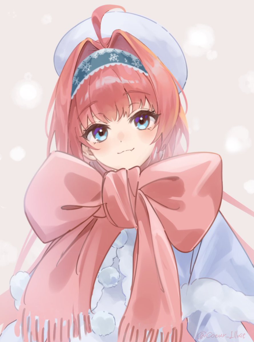 リボンマフラー似合うと思うの