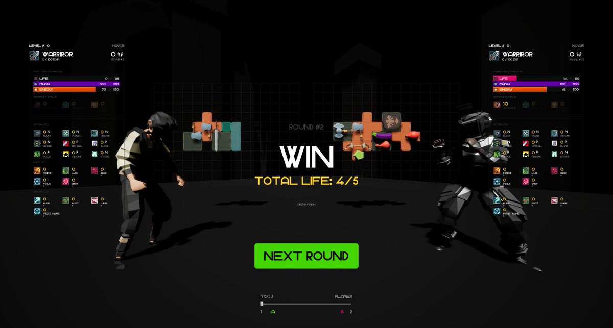 Day 9/30 #100DaysOfCode Battle Arena for Game Puzzle  v 0.1 1vs1 UE5 + nodeJS