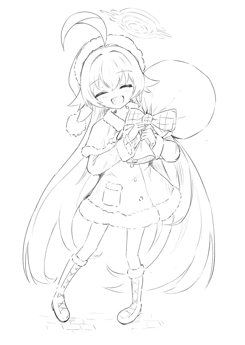 おじさんた　線画できた🎅