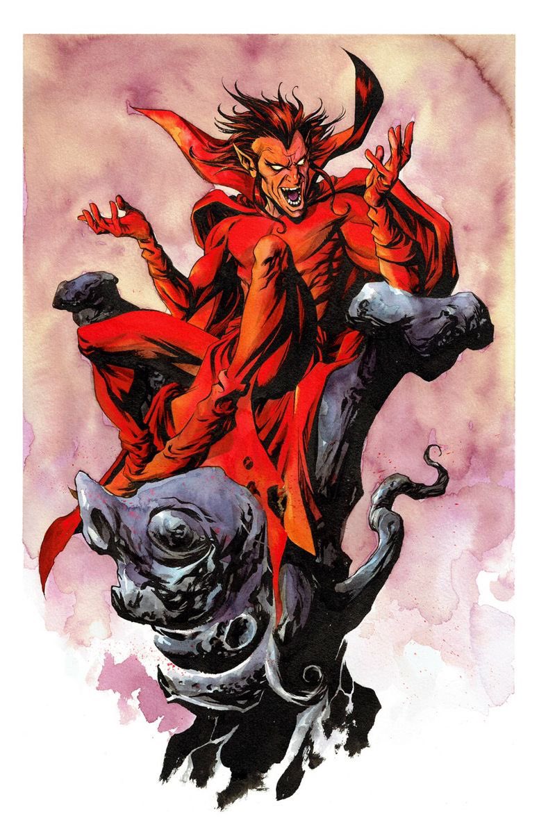 #BuenosComicDias lunes maléfico 
#monetes hoy toca visita al infierno
 #Mephisto art by Mike McKone

<a href="/Lord_Azoth/">Lord_Azoth</a> <a href="/arte9_comics/">Arte 9 Comics y juegos</a> <a href="/SergioRocaRomer/">Sergio Roca</a> <a href="/rafahighlander/">Rafa</a> <a href="/CarlosPlaybook/">Carlos Playbook</a> <a href="/FrecuenciaGlob1/">Frecuencia Global</a> <a href="/AnsiaVivaComics/">AnsiaViva Podcast</a> <a href="/CantinaKaboom/">Arte9 Cantina</a>