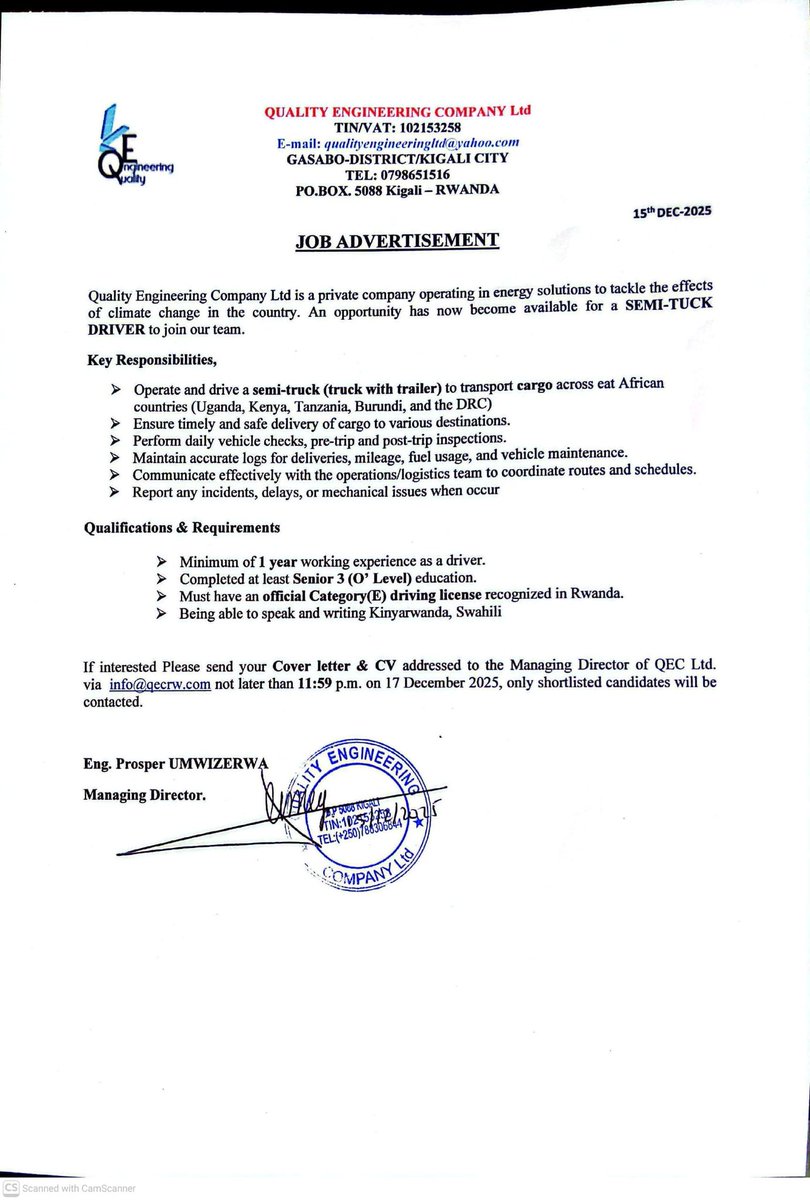 QualityEngine14's tweet image. If you are a driver, this is another opportunity