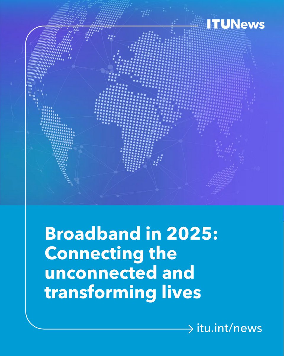 Int’l Telecommunication Union tweet media