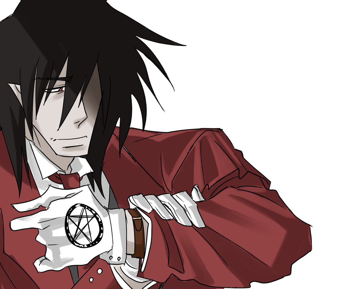 countcowboy's tweet photo. Sometimes I see my old alucard tweets on pinterest or on hellsing fanpages YOU'RE WELCOME BTW....... here's some fucking alucard drawings enjoy #HELLSING https://t.co/MPGbWzNz9o