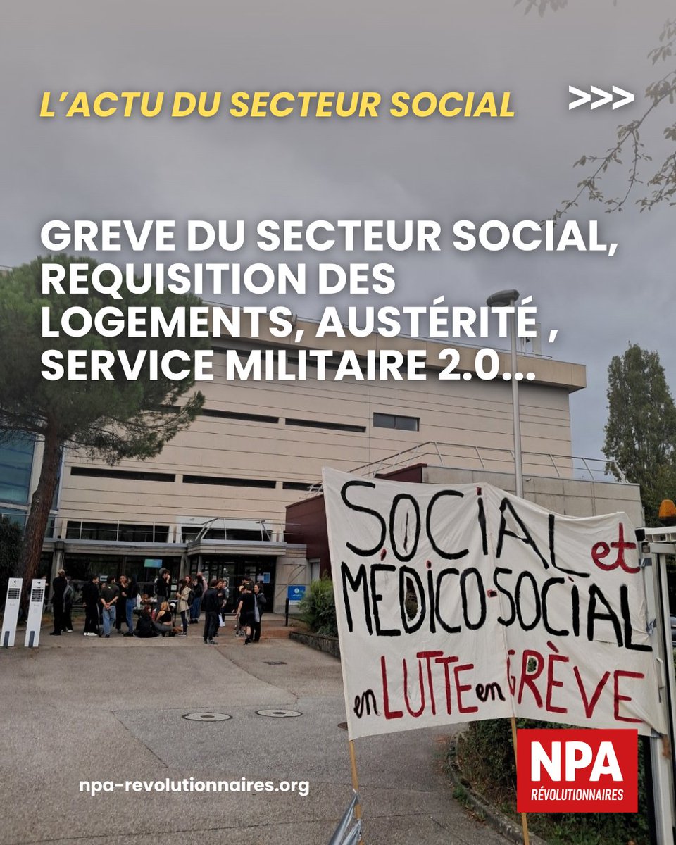 L'actu du secteur social en Isère! Toutes et tous en grève cette semaine !
<a href="/npa_revo/">Nouveau Parti Anticapitaliste - Révolutionnaires</a>
🧵👇