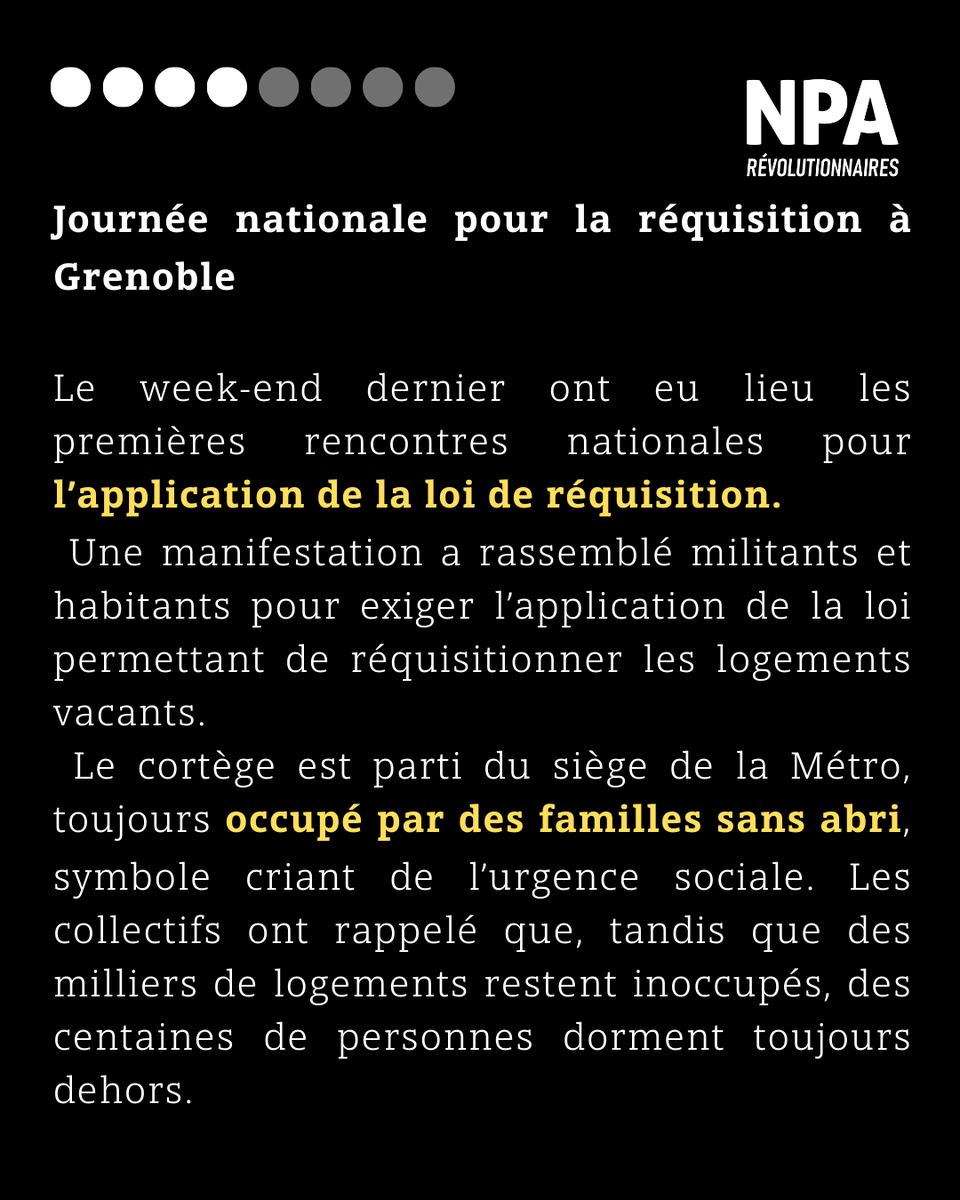 Journée nationale pour la réquisition à Grenoble 👇