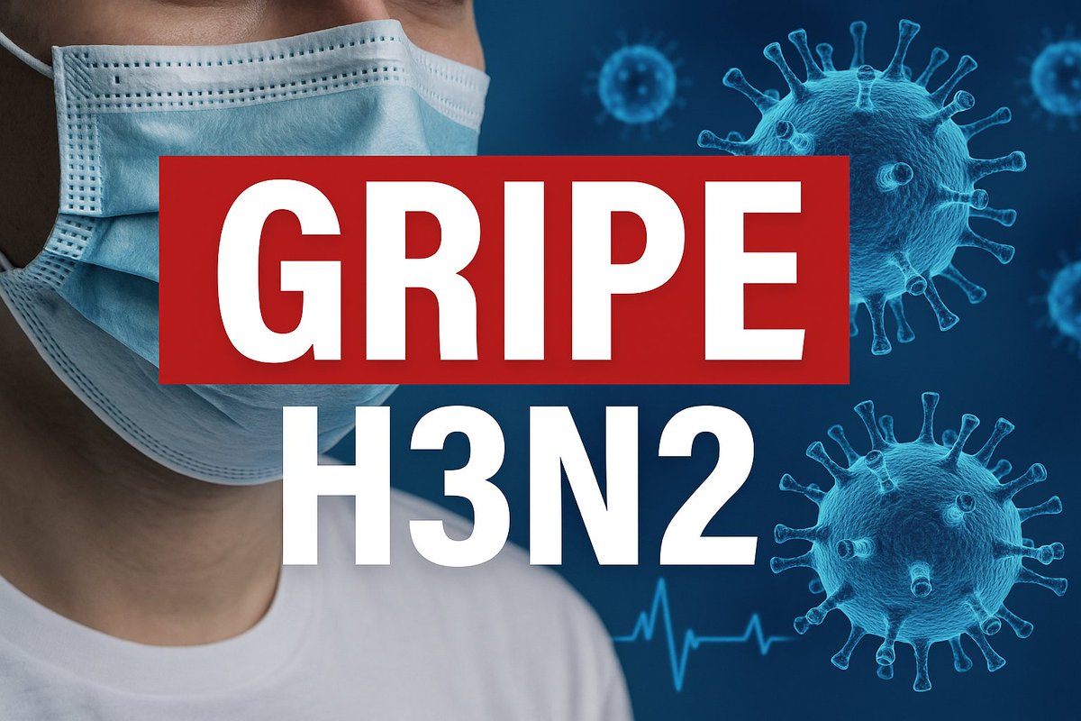 Síntomas de la #H3N2 a tener en cuenta:
🔴Fiebre alta repentina (38–40 °C)
🔴Escalofríos intensos
🔴Dolor muscular fuerte 
🔴Dolor de cabeza intenso
🔴Cansancio extremo y debilidad
🔴Tos seca persistente
🔴Dolor de garganta
🔴Congestión nasal o escurrimiento
🔴Estornudos