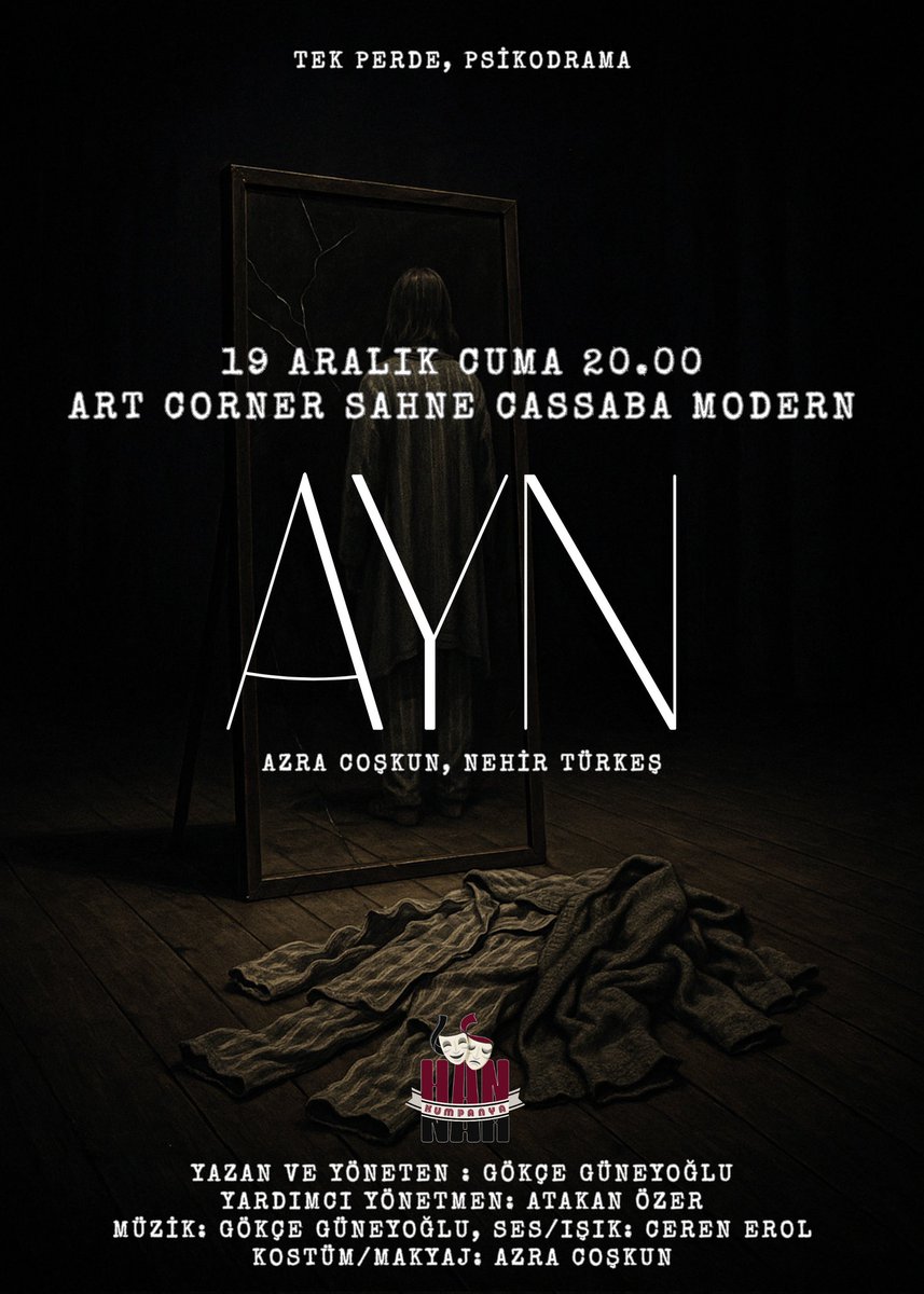 Eskişehir'deki dostlar için bu cuma oynanacak oyUnumuzun bilet linkini aşağıya bırakıyorum. 
.
biletinial.com/tr-tr/tiyatro/…