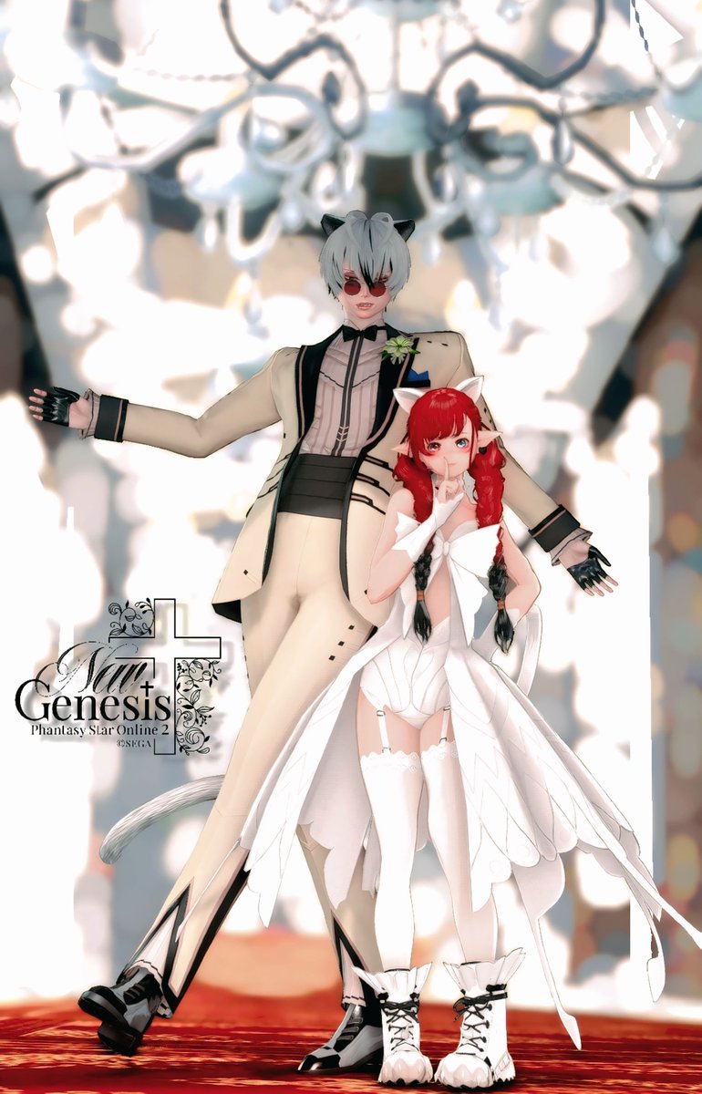 じみーさんのCSでおじゃと一緒にウェディングSS撮ってきましたっ(*´ω