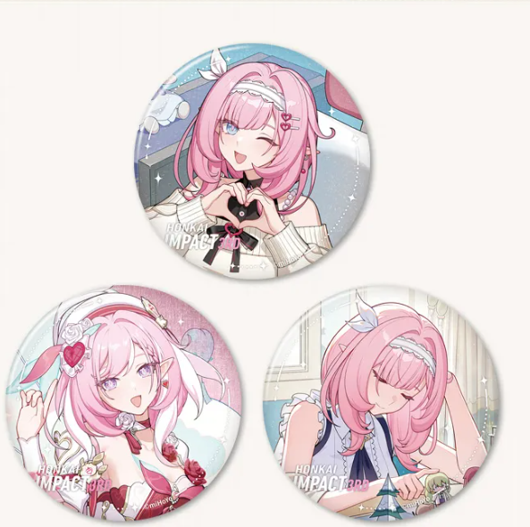 崩壊3rd グッズ更新 エリシア 聖痕缶バッジ #崩壊3rd #HonkaiImpact3rd