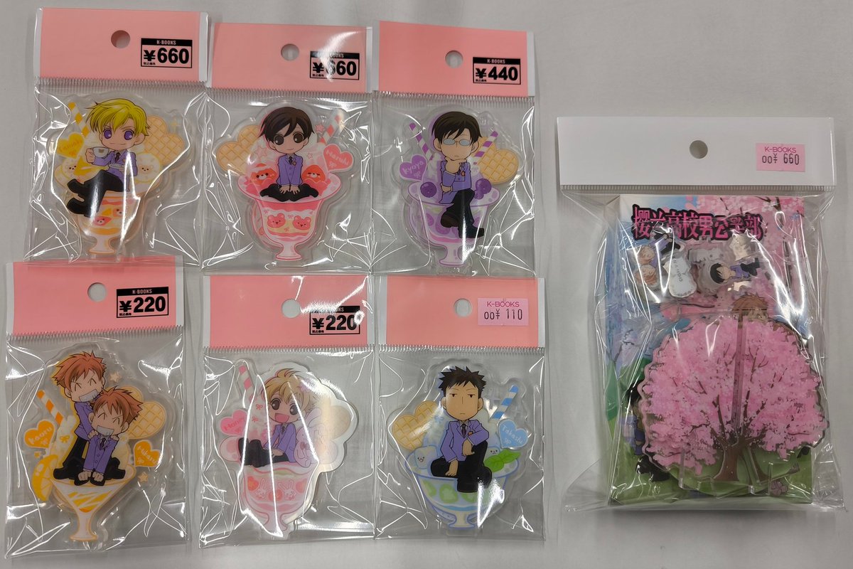 レア　桜蘭高校ホスト部 グッズセット 入荷情報】 『#桜蘭高校ホスト部』 ・缶バッジセット ・アクリル