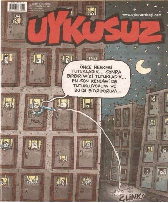 Karikatür 2012 yılından. Ne çektik bee.. 

#GülşahDurbay gibi iyilerin genç yaşta göçtüğü dünyada gerçekten de: kötülere bi' b*k olmuyor. 

Felek çarkın kırılsın, hak bunun neresinde?
