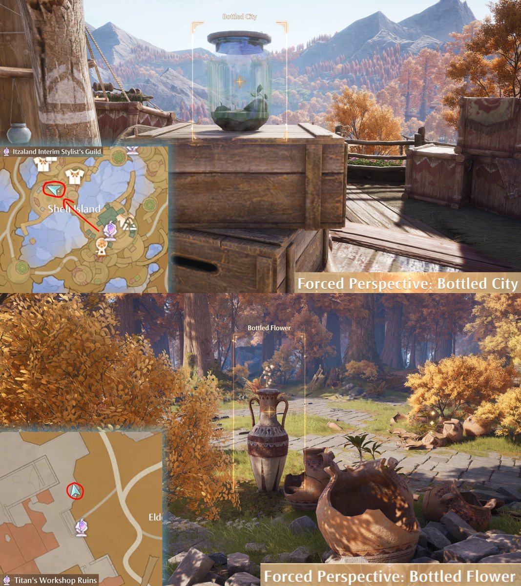 WhisperingNikki's tweet image. ♾ Infinity Nikki Version 2.0 “Terra’s Call”
Forced Perspective Quest Series — Itzaland
Total: 8 quests

1⃣Elderwood Forest — NPC: Kenken
Forced Perspective: Shroomling with Horns
2⃣Elderwood Forest — NPC: Gulapinpinpi (on a platform high up in the tree)
Forced Perspective:…