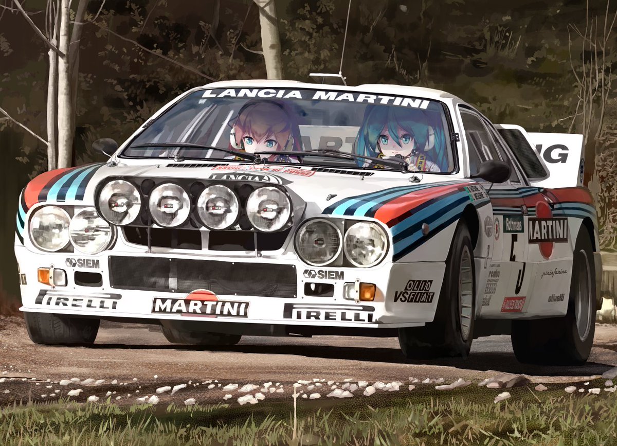 takepon_tw's tweet image. Vocaloid Racing
Lancia 037 Evo.2 "Tour de Corse 1984 Winner"