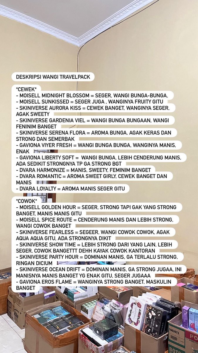 READY JASTIP ANJEM | PARFUM 5RB CEK PINNED TWEET tweet media