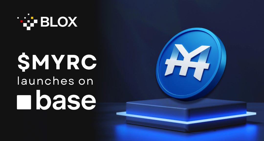 blox_malaysia's tweet image. BLOX is officially live on @base to bring the Malaysian Ringgit onchain. 🔵

We are proud to introduce $MYRC — a stablecoin pegged 1:1 to the Ringgit.

Users can now mint, redeem, and transact MYRC with low fees and fast confirmations.

Get started here: tinyurl.com/SignUpMYRC…