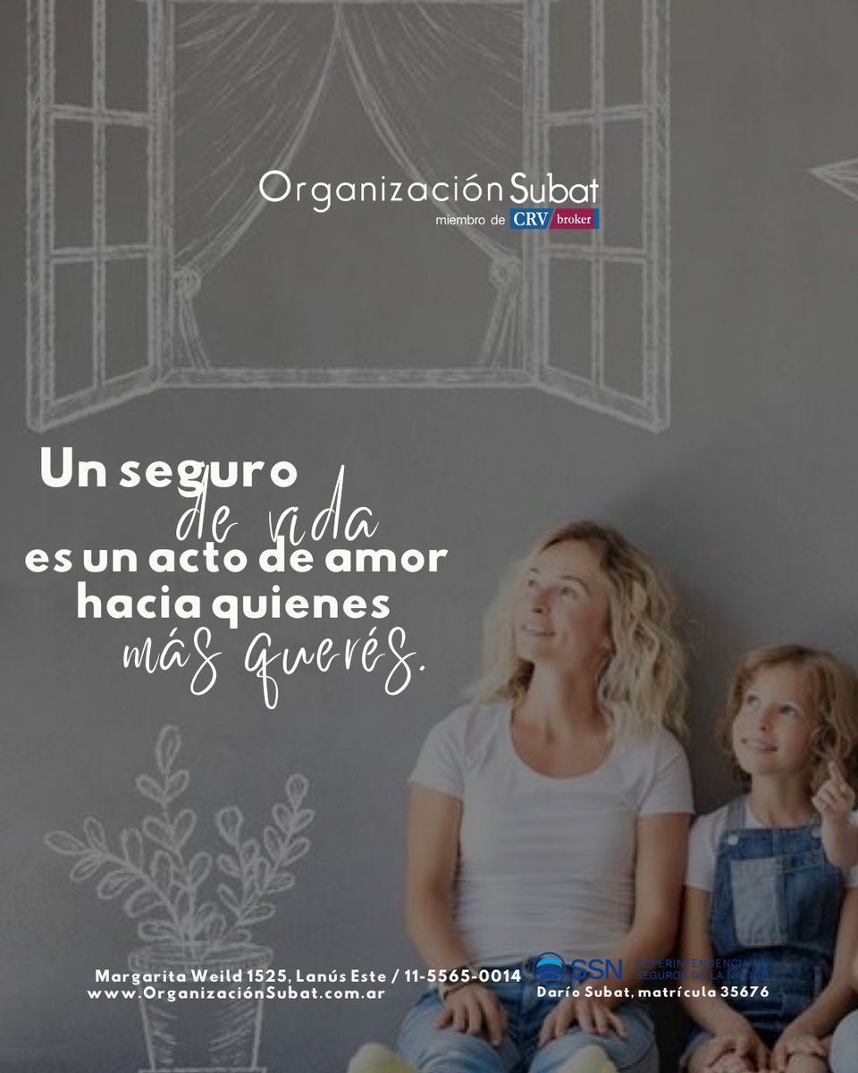 orgsubat's tweet image. Asegurar tu futuro es cuidar a tu familia hoy.
Con Organización Subat podés elegir el plan de vida que mejor se adapte a tu proyecto.

#SomosOrganizacionSubat
📍 Margarita Weild 1525 | Lanús Este
📲 Conectá con nosotros vía #WhatsApp al 11-5565-0014
🌐 organizacionsubat.com.ar
