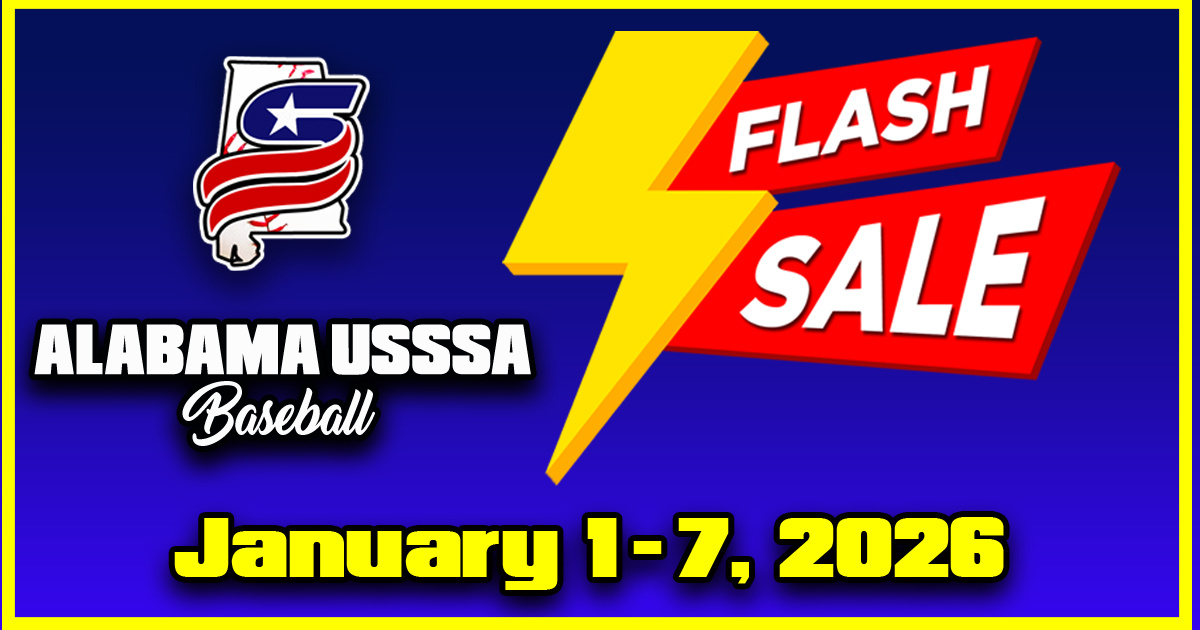 playusssaal's tweet photo. FLASH SALE! 

Alabama USSSA Baseball is kicking off the new year with our first-ever FLASH SALE, and these are the LOWEST tournament prices we’ve ever offered!

UNLIMITED TOURNAMENT ENTRIES

https://t.co/Nh0hj2JOOG https://t.co/dzKGlzOBge